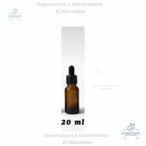 Gotero de Vidrio Ámbar, 50 ml, 30 ml, 20 ml, 15 ml - 20 ml