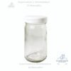 2447.jpg Envase de vidrio, Frasco de 240 ml / 8 oz C-2447, con Tapa Plástica