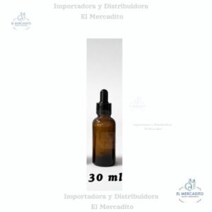 Gotero de Vidrio Ámbar, 50 ml, 30 ml, 20 ml, 15 ml - 30 ml