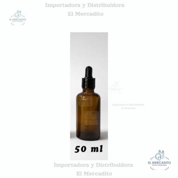 Gotero de Vidrio Ámbar, 50 ml, 30 ml, 20 ml, 15 ml - 50 ml