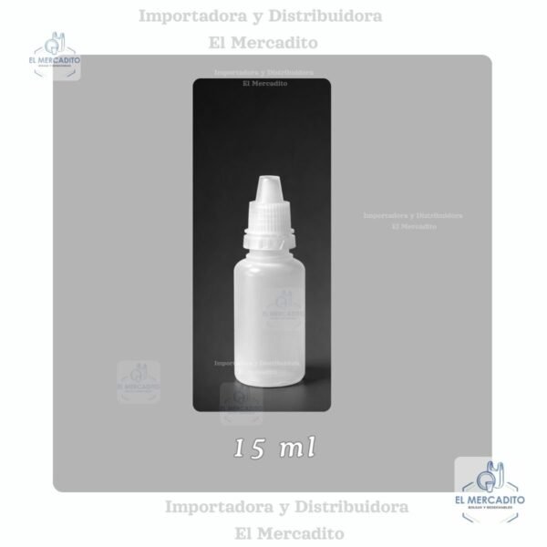 Goteros Plásticos con Sello de seguridad, 15 ml, 20 ml, 120 ml - 15 ml