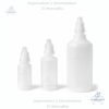 Goteros Plásticos con Sello de seguridad, 15 ml, 20 ml, 120 ml
