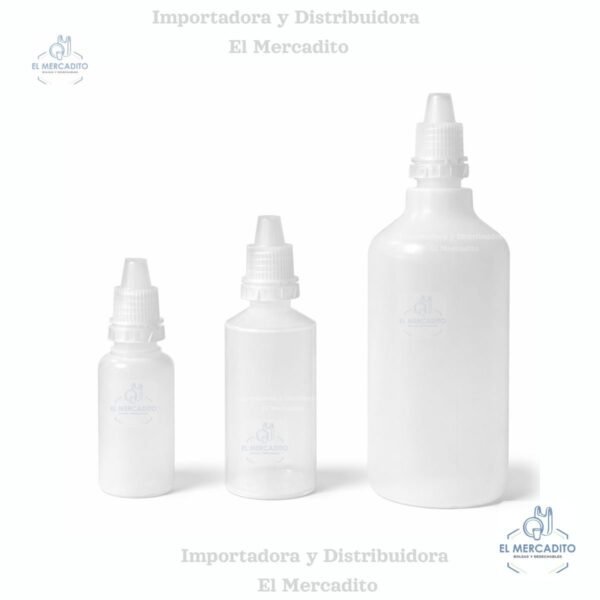 Goteros Plásticos con Sello de seguridad, 15 ml, 20 ml, 120 ml