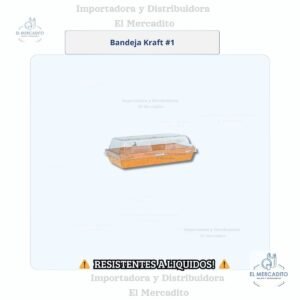 Bandeja-Kraft-1.jpg Cartón Bandeja Kraft Con Tapa Transparente, disponible en 6 tamaños - #1