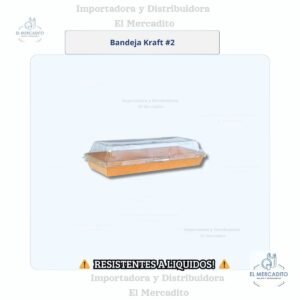 Bandeja-Kraft-2.jpg Cartón Bandeja Kraft Con Tapa Transparente, disponible en 6 tamaños - #2