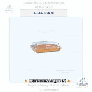 Bandeja-Kraft-3.jpg Cartón Bandeja Kraft Con Tapa Transparente, disponible en 6 tamaños - #3