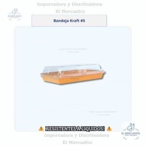 Bandeja-Kraft-5.jpg Cartón Bandeja Kraft Con Tapa Transparente, disponible en 6 tamaños - #5