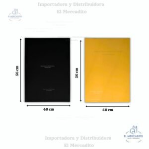 Bases Reversibles Rectangular para queques Doble Cara, Rígidas, Dorada y Negra - Grande 40 x 56 cm