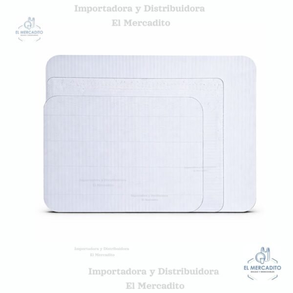 Bases Rectangulares plateadas para queques