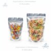 Bolsa Ziplock Metalizada con Ventana, 15 x 22 cm, 12 x 18 cm