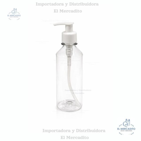 Botella Plástica con Dispensador Gel 240 ml