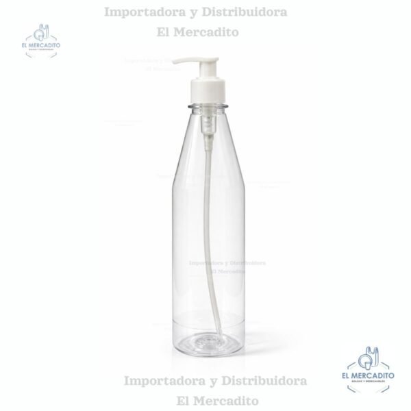 Botella Plástica con Dispensador Gel 700 ml