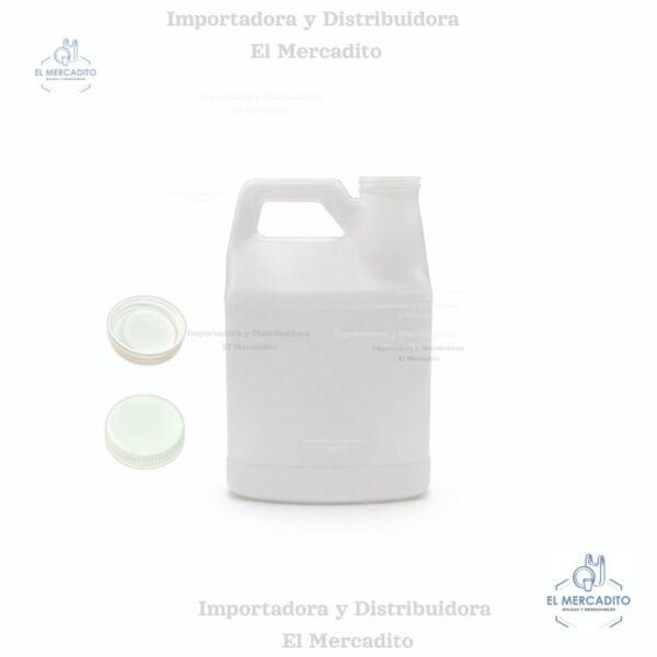 Botella Plástica con Agarradera 1 Litro Rectangular