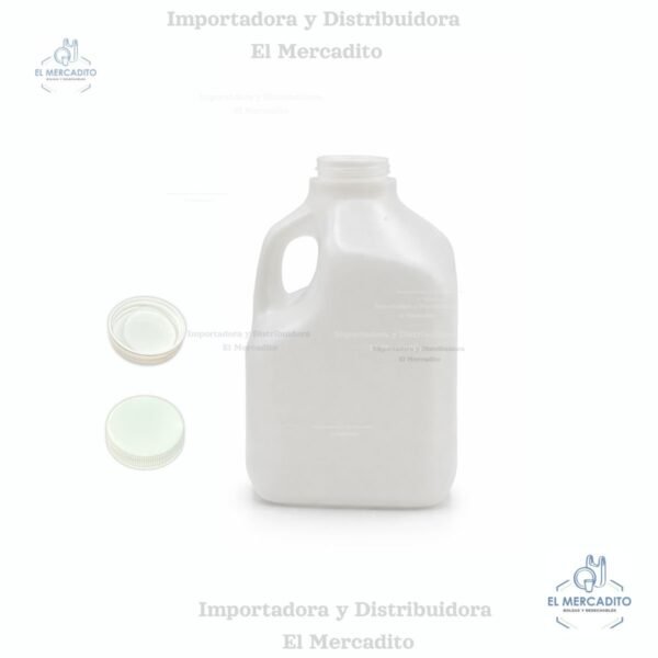 Botella Plástica con Agarradera 1 Litro Cuadrada