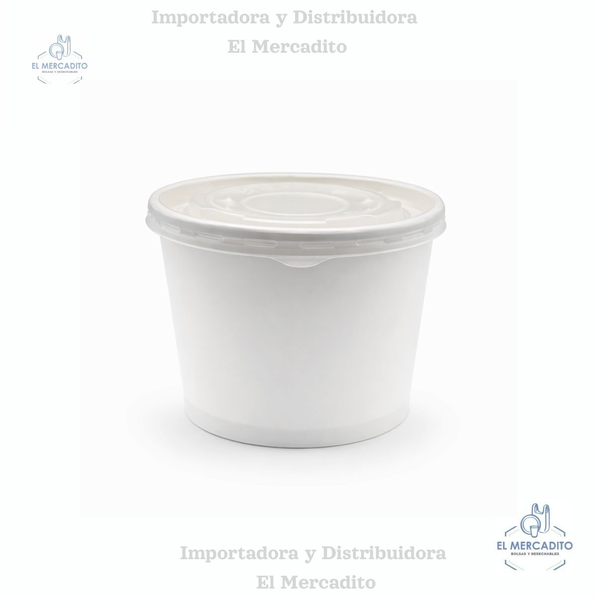 Contenedor de Cartón Helado 16 oz