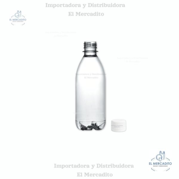 Botella Plástica Cilíndrica Pet 365 ml