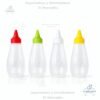 Botellas Salseras Plásticas 10 oz