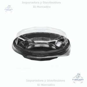 Contenedor Base Negra 17cm x 5cm de Altura FH17N