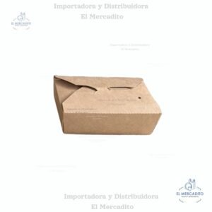 Caja de Cartón encerada para alimentos de 1400 ml, 1000 ml y 700 ml - Caja 700 ml