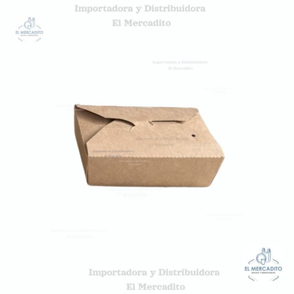 Caja de Cartón encerada para alimentos de 1400 ml, 1000 ml y 700 ml - Caja 700 ml