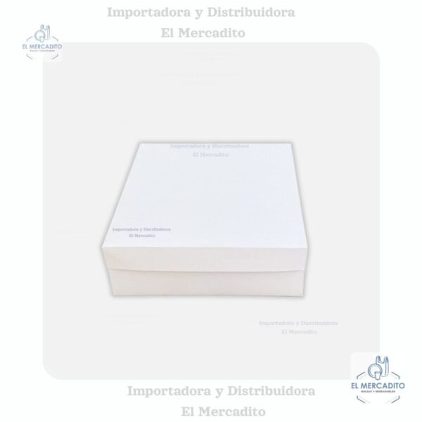 Cajas de Cartón blanco para Queques - 11