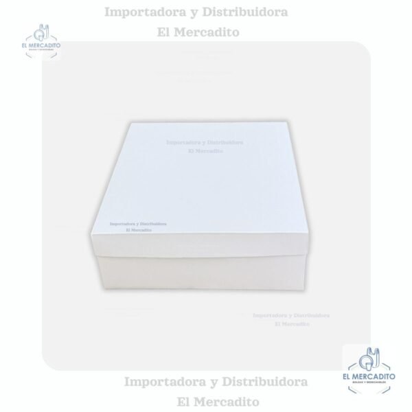 Cajas de Cartón blanco para Queques - 12