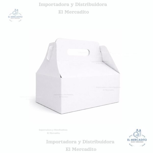 Caja de Cartón Lonchera # 3, 21 cm x 12,6 cm x 8 cm