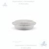 Contenedor-de-Plastico-Para-Pollo-Rostizado-12-1.jpg Molde de Aluminio Redondo #7, 2047 con Tapa Plástica Transparente, en paquetes de 10 unidades, diámetro 18,5 cm