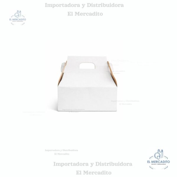 Caja de Cartón Lonchera # 2, 18 cm x 11 cm x 7,7 cm