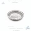 Contenedor-de-Plastico-Para-Pollo-Rostizado-19.jpg Molde de Aluminio Redondo #7, 2047 con Tapa Plástica Transparente, en paquetes de 10 unidades, diámetro 18,5 cm