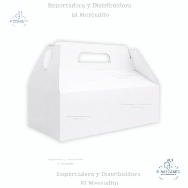 Caja de Cartón Lonchera # 4, 27 cm x 12 cm x 8 cm
