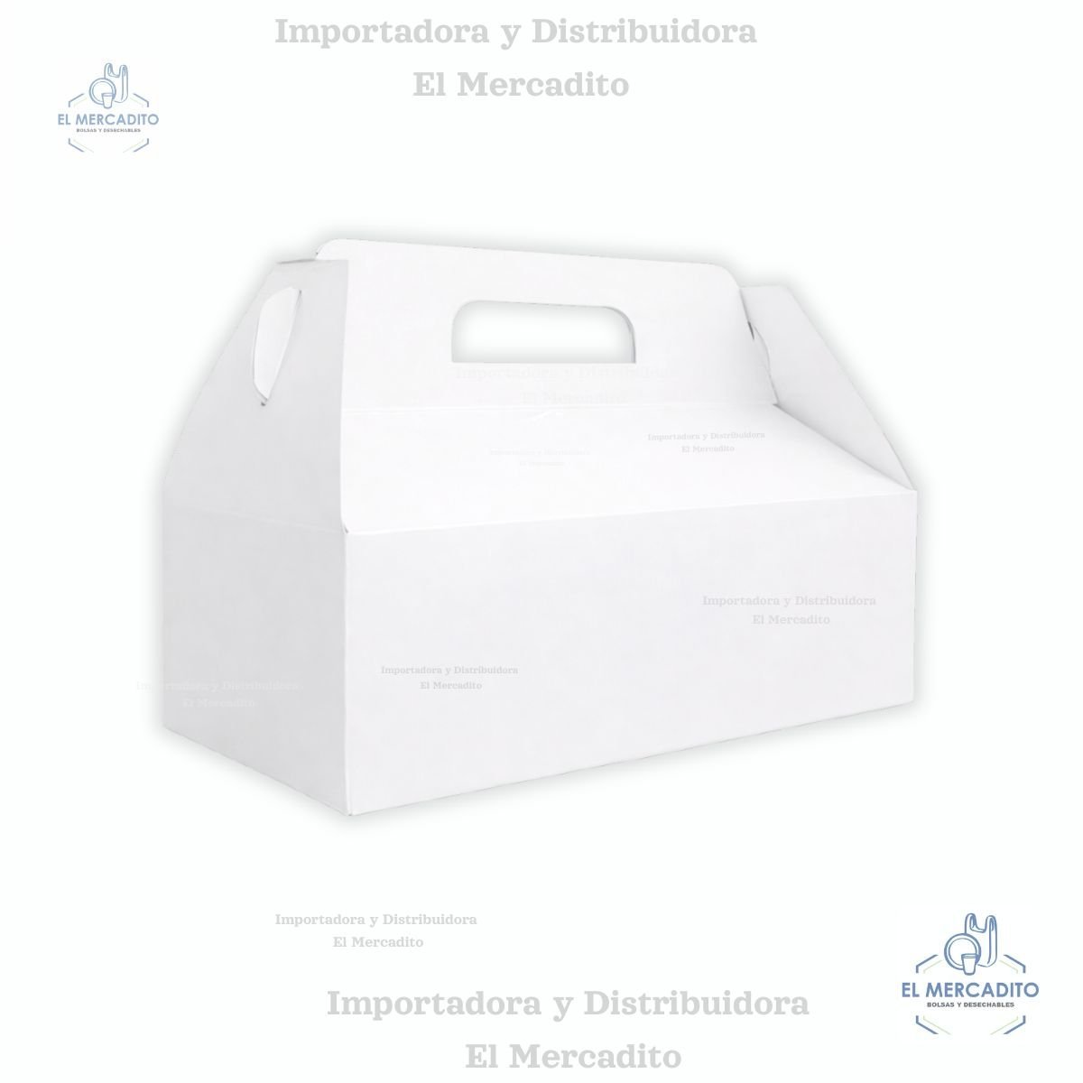 Caja de Cartón Lonchera # 4, 27 cm x 12 cm x 8 cm