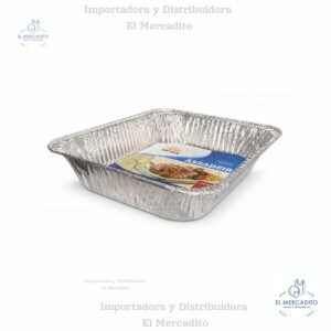 Contenedor-de-Plastico-Para-Pollo-Rostizado-3.jpg Molde de Aluminio Rectangular Wyda 4 Litros 32,5 x 26,5 x 6,5 cm