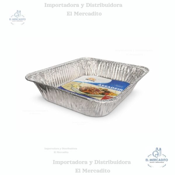 Molde de Aluminio Rectangular Wyda 4 Litros 32,5 x 26,5 x 6,5 cm