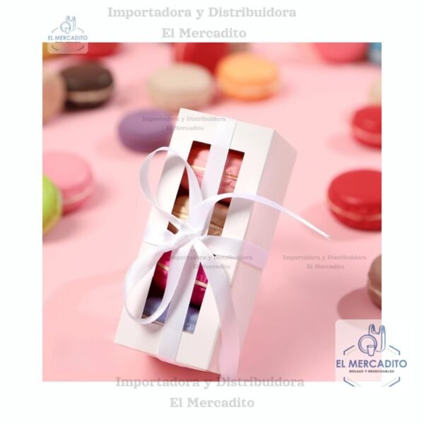 Caja con Ventana Macarons, #1, #2, #3