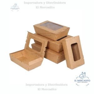 Contenedor con Ventana 2100 ml, 1600 ml, 1200 ml, 900 ml, 700 ml