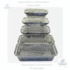 Moldes de Aluminio Darnel, 4 oz, 8 oz, 16 oz, 24 oz, 28 oz, con tapa plástica transparente