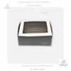 Caja Repostera #10 con Ventana, 13x11x5 cm