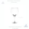 Copa Ginebra C5472, Capacidad 22 oz