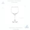 Copa Premier Vino C4740, Capacidad 21 oz