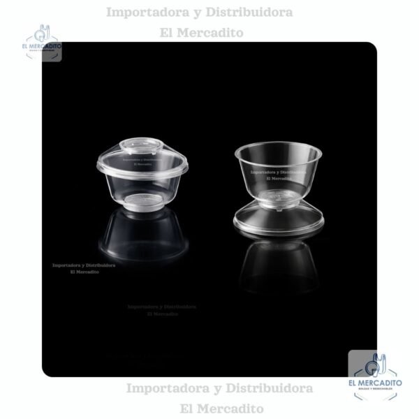 Copas Darnel Cristal, de 3 oz, 5 oz, 8 oz, en paquetes de 10 unidades - 3 oz