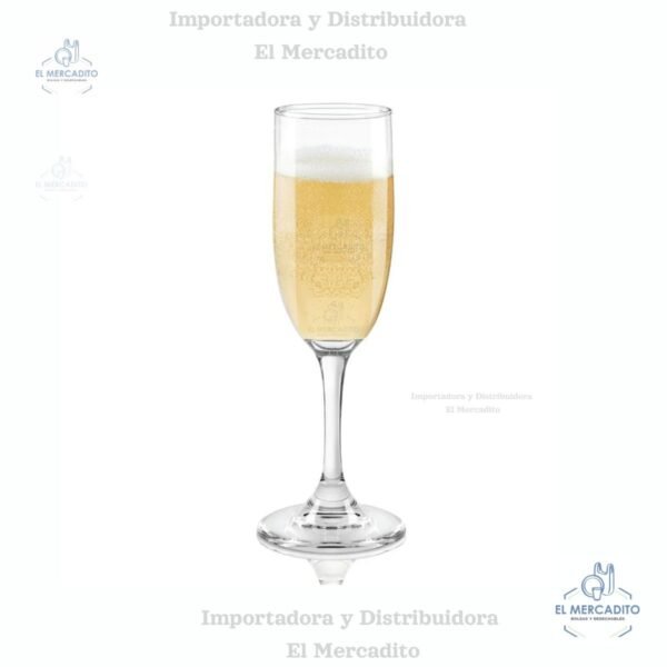 Copa de Champaña Premier Canastilla C4640, Capacidad 6.25 oz