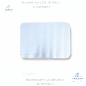 Bases Rectangulares plateadas para queques - Cuarto de Plancha 25 x 36 cm