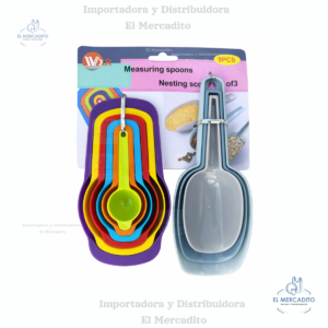 Cucharas Medidoras Plásticas, 9 piezas