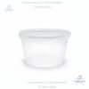 Contenedor Entero Duro Translucido de 32 oz