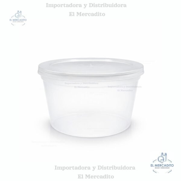 Contenedor Entero Duro Translucido de 32 oz