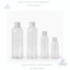 Envase Plástico Botella Transparente Flip Top 60 ml, 120 ml, 250 ml, 300 ml