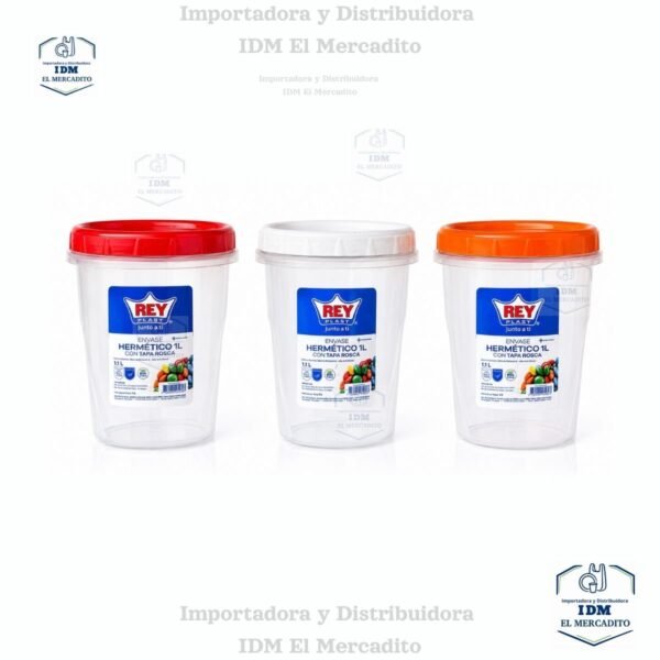 Envase Hermético 1 L C/ Tapa Rosca