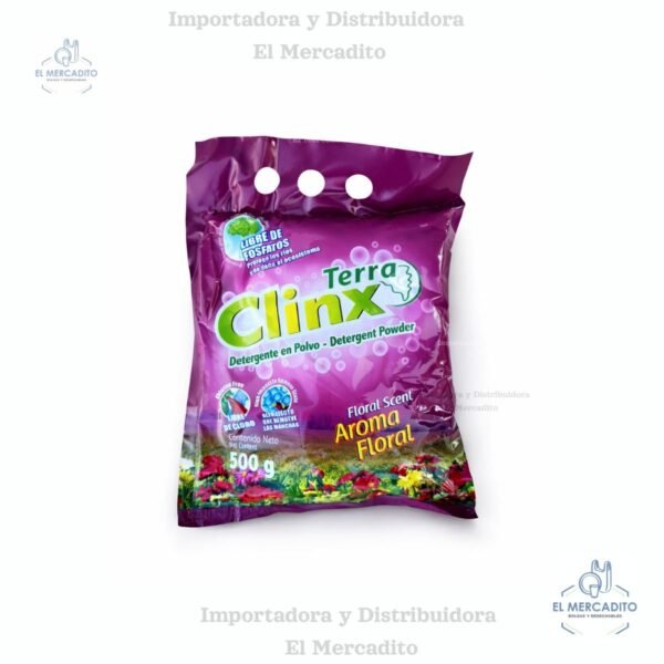 Jabón en Polvo Terra Clinx 500 gramos - Foral