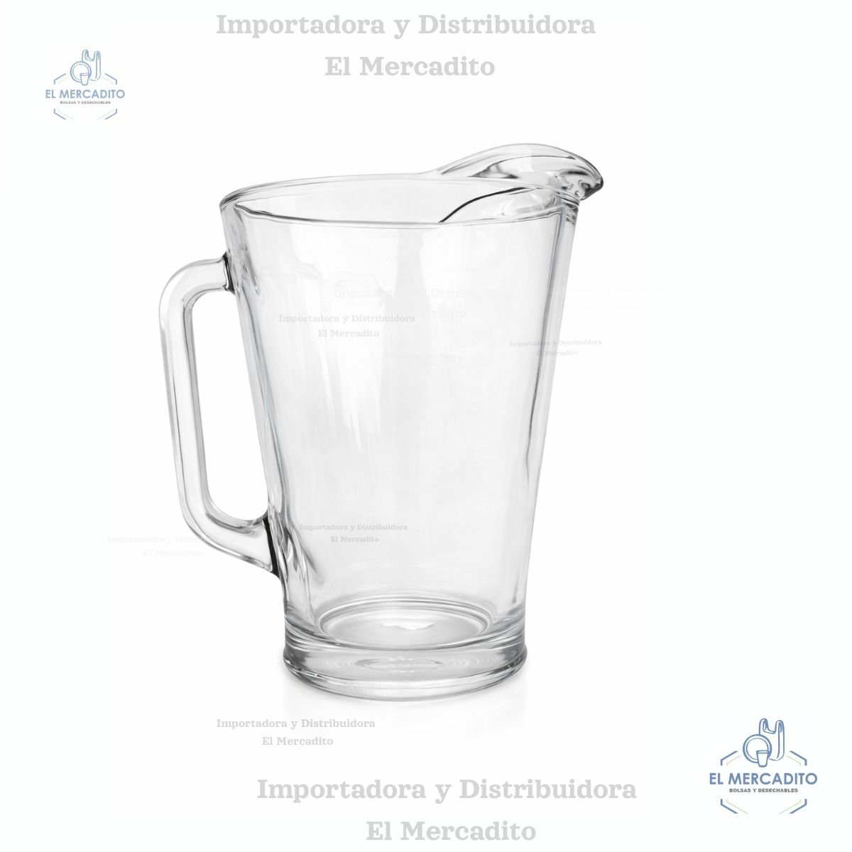 Jarra-de-Vidrio.jpg Pichel Jarra de Vidrio Liso, 1771 ml c-3800